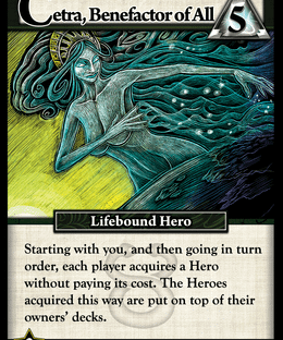 Ascension: Cetra, Benefactor of All Promo Card
