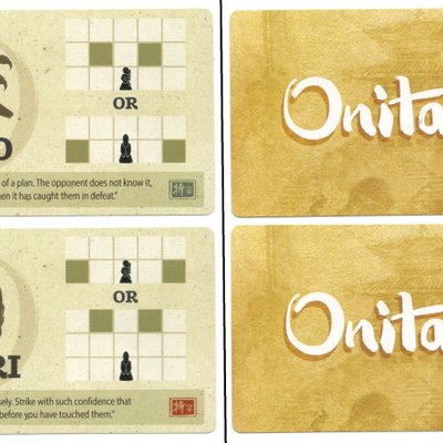 Onitama: Kumo and Sasori Promo Cards