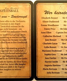 Jane Austens Hochzeitsball: Traumpaare