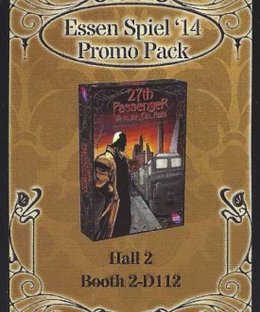 27th Passenger: A Hunt on Rails – Spiel 2014 Promo Pack
