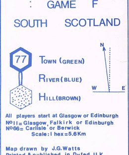 Railway Rivals Map F: South Scotland