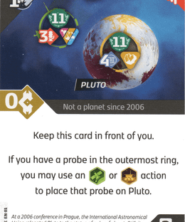 SETI: Search for Extraterrestrial Intelligence – Pluto Promo Card