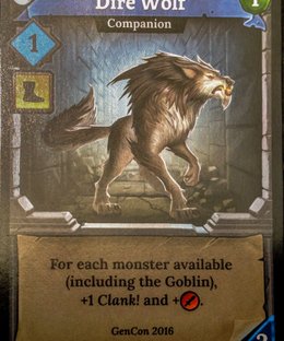 Clank!: Dire Wolf Promo Card