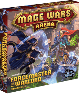 Mage Wars Arena: Forcemaster vs Warlord Expansion Set