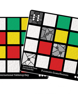 Sagrada: Promo 3 – International Tabletop Day Window Pattern Card