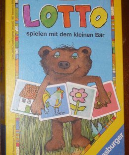 Lotto spielen mit dem kleinen Bär