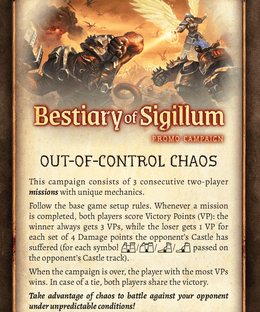 Bestiary of Sigillum: Collector's Edition – Out-of-Control Chaos Promo Campaign