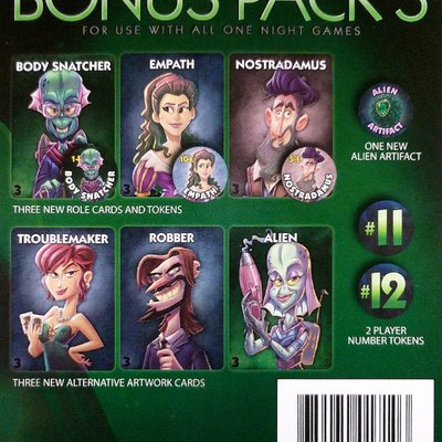 One Night Ultimate Werewolf: Bonus Pack 3
