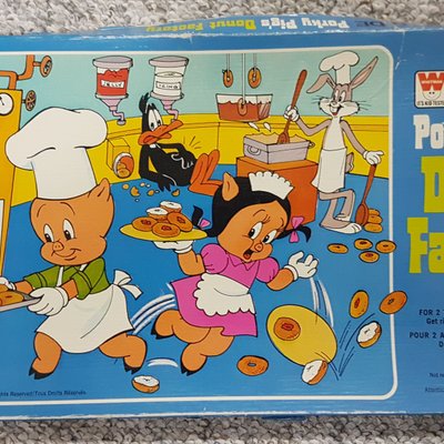 Porky Pig's Donut Factory