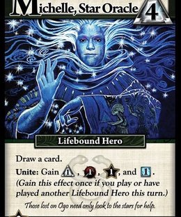 Ascension: Michelle, Star Oracle Promo Card