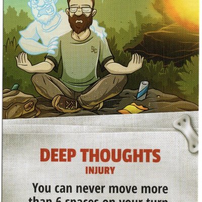 Fireball Island: The Curse of Vul-Kar – Deep Thoughts Promo Card