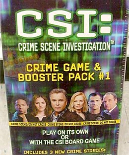 CSI: Crime Scene Investigation Boardgame – Crime Game & Booster Pack #1