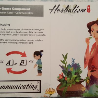 Herbalism: Communicating Action Card
