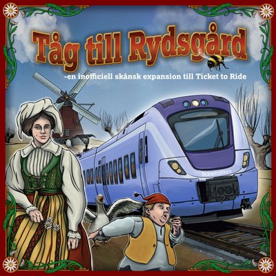 Tåg till Rydsgård: andra upplagan (fan expansion for Ticket to Ride)