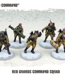 Dust Tactics: Red Guards Command Squad – "Red Command"