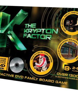 Krypton Factor Interactive DVD Family Board Game