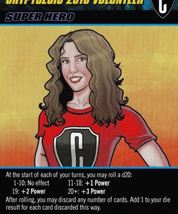 Cerberus Deck-Building Game: Cryptozoic 2015 Volunteer Promo Cards