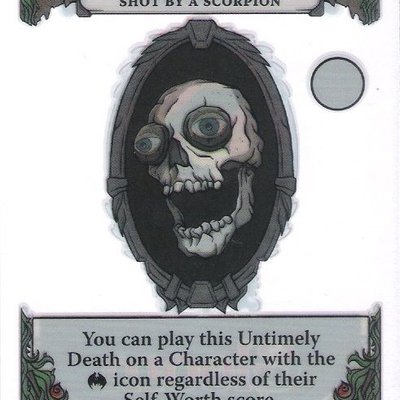 Gloom: Shot by a Scorpion Promo Card
