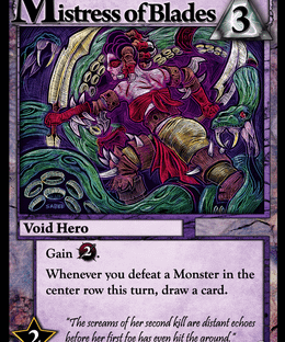 Ascension: Rise of Vigil – Mistress of Blades Promo Card