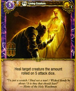 Mage Wars: Minor Heal Promo Card