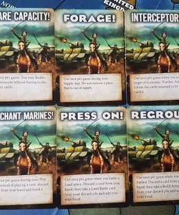 Quartermaster General: Alternative Histories – Draft Cards