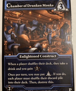 Ascension: Chamber of Drunken Monks Promo Card