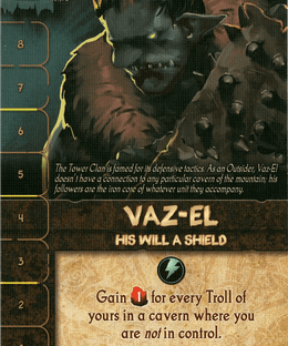 Fall of the Mountain King: Vaz-El Promo Card