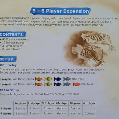 Oceans: 5-6 Player Expansion