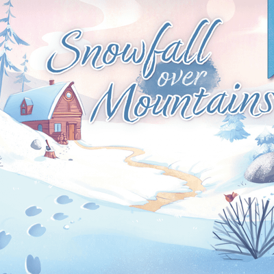 Snowfall Over Mountains