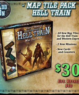 Shadows of Brimstone: The Impossible Hell Train – Map Tile Pack