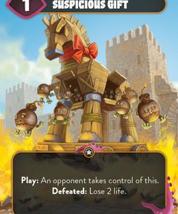 Mindbug: Suspicious Gift Promo Card