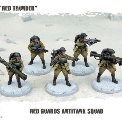 Dust Tactics: Red Guards Anti-Tank Squad – "Red Thunder"