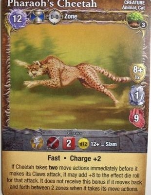 Mage Wars: Pharaoh's Cheetah Promo Card