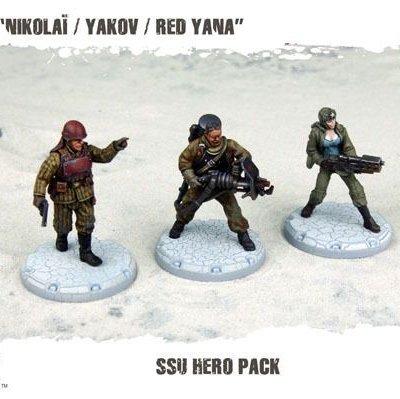 Dust Tactics: SSU Hero Pack – "Nikolaï / Yakov / Red Yana"