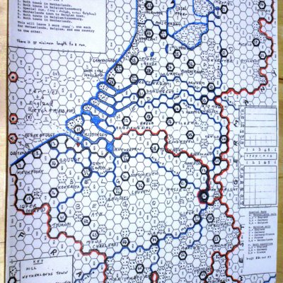 Railway Rivals Map BN: Belgium & Netherlands