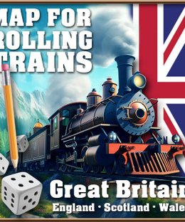 Rolling Trains: Great Britain Map