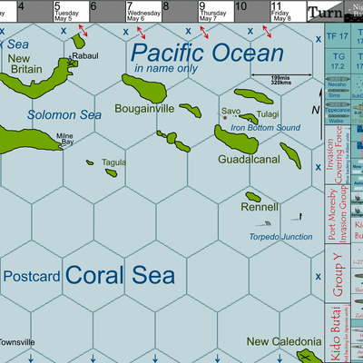 Postcard Coral Sea