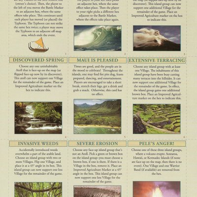 Conquest of Paradise Expansion: Random Events Cards