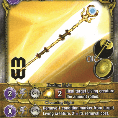 Mage Wars: Wand of Healing Promo Card