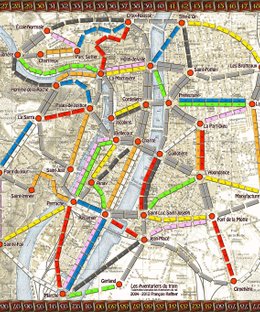 Les Aventuriers du Rail: à Lyon (fan expansion for Ticket to Ride)