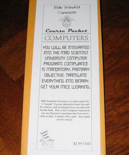 Mad Scientist University Course Packet: Computers