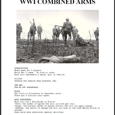 WWI Combined Arms