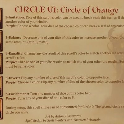 Five Seals of Magic: Circle VI – Circle of Change