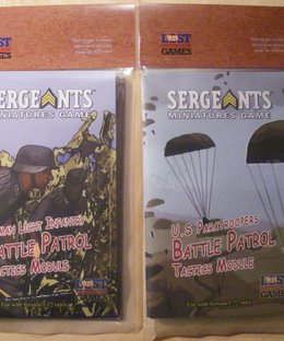 Sergeants Miniatures Game: Tactics Module