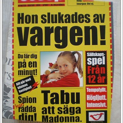 Hon slukades av vargen!