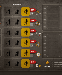 Roll Player: Minotaur Promo Punchboard