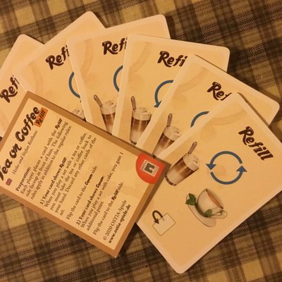 Tee oder Kaffee: Refill Kartensatz