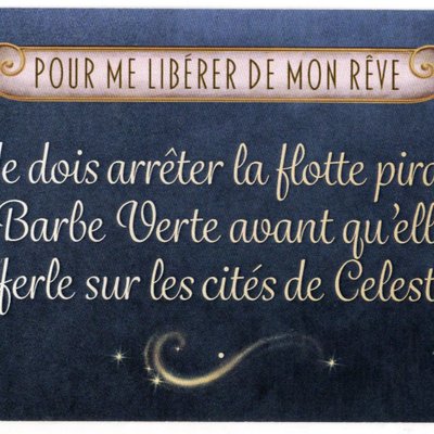 Rêvelune: Barbe Verte Carte Objectif Bonus