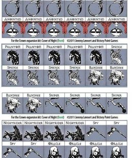 For the Crown: Cover of Night Expansion Kit 1