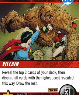 DC Deck-Building Game: Clayface Promo Card